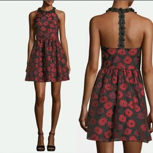 Kate Spade poppy jacquard dress, size 10
